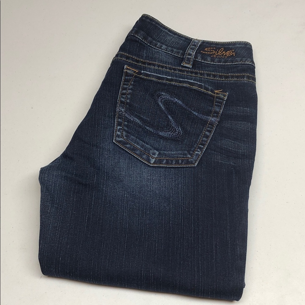 RETRO VINTAGE SILVER SUKI BOOTCUT JEANS  32x32 ⭐️